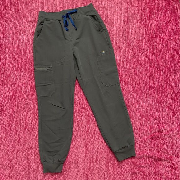 Figs Zamora High Waist Jogger Scrub Pants Limited Edition Pride Gray Size Small - Picture 1 of 9